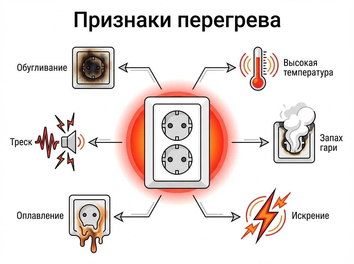 Признаки перегрева